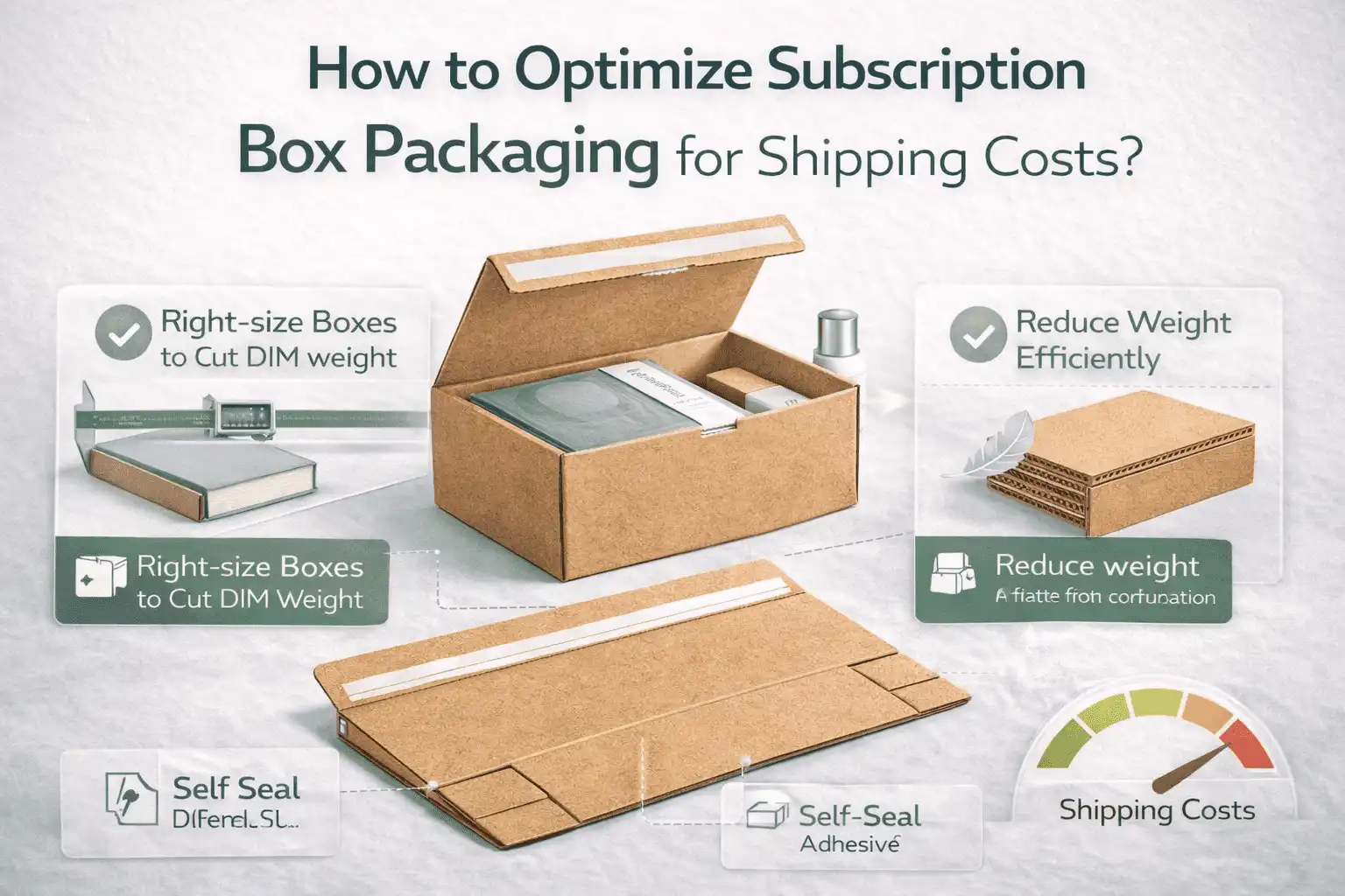 How to Optimize Subscription Box Packaging for Shipping Costs?